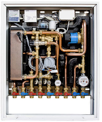 Станции поквартирного учета воды и тепла